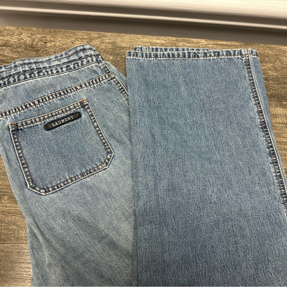 Laundry By Shelli Segal Women’s Light Blue Baggy Jeans